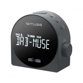 Rádió Órával DAB MUSE M-185 CDB, DAB + / FM RDS, AUX bemeneti csatlakozó, LCD kijelző, Fekete