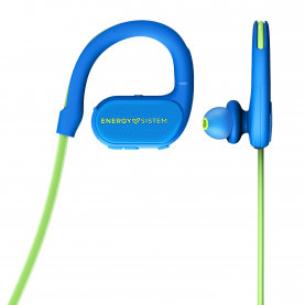 Fülhallgató Bluetooth Energy Sistem BT Running 2, Fülbe helyezhető, LED kábel, 10 m hatótáv, Kék