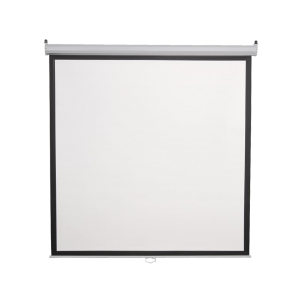 Motoros Vetítővászon SBOX PSA-112, Méretek 200 x 200 cm, Falra szerelhető, Fehér