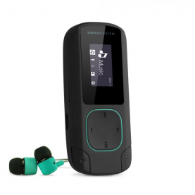 MP3 Player Energy Sistem, Bluetooth, 8 GB, FM, Csat, Zöld-Fekete