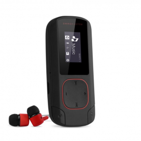 MP3 Player Energy Sistem, Bluetooth, 8 GB, FM, Csat, Piros-Fekete