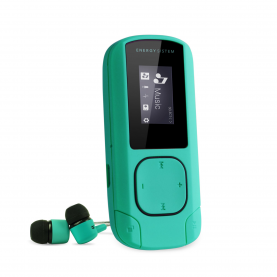 MP3 Player Energy Sistem CLIP, MicroSD 64 GB-ig, Zöld