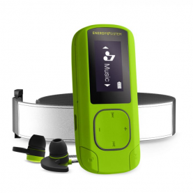 MP3 player Energy Sistem,16GB, Bluetooth, FM Rádió, Sport karszalag, Zöld
