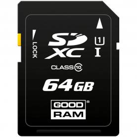 Memóriakártya SD Goodram 64GB,UHS I,cls 10, S1A0-0640R12