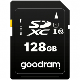 Memóriakártya SDXC Goodram 128GB,UHS I,cls 10, S1A0-1280R12