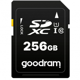 Memóriakártya SD Goodram 256GB,UHS I,cls 10, S1A0-2560R1
