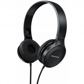 Fejhallgató On the ear Panasonic RP-HF100ME-K, Mikrofon, Összecsukható, Fekete
