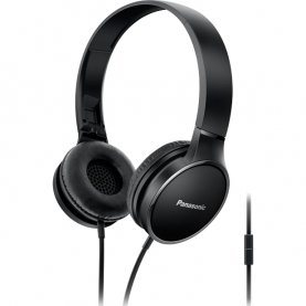 Fejhallgató On the ear Panasonic RP-HF300ME-K, Mikrofon, Összecsukható, Fekete
