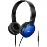 Fejhallgató On the ear Panasonic RP-HF300ME-A, Mikrofon, Összecsukható, Fekete-Kék