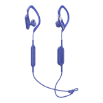 Fülhallgató In ear Panasonic RP-BTS10E-A, Vezeték nélküli, Bluetooth, Basszus funkció, Mikrofon, Üzemidő 4 óra, Kék