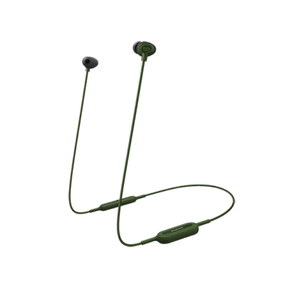 Fülhallgató In Ear Panasonic RP-NJ310BE-G, Vezeték nélküli, Bluetooth, Mikrofon, Üzemidő 6 óra, Zöld