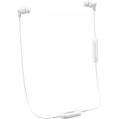 Fülhallgató in-ear Neck Band Panasonic RP-NJ300BE-W, Bluetooth, Kihangosító, Fehér