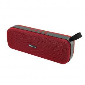 Hordozható hangszóró Bluetooth Tellur Loop 10W, TWS funkció, FM Rádió, Kihangosító, Piros