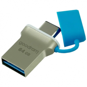 Memória USB Goodram ODD3 BLUE, 64GB, USB 3.0 – Type C, Kék