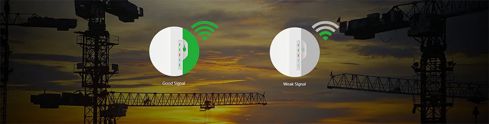 Hozzáférési Pont Wireless Outdoor TENDA O1, 300 Mbps, 500m, IP65, Fehér