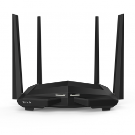 Router Wireless Tenda AC10, Gigabit AC1200, Dual-Band, Frekvencia 2.4 + 5 GHz, Fekete