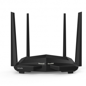 Router Wireless Tenda AC10U, Gigabit AC1200, Dual-Band, 1 x USB 2.0, Antenna x 4, Frekvencia 2.4 – 5 GHz, Fekete