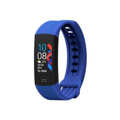 XK Fitness B6W Intelligens Fitnesz Karkötő, 0,96″ kijelzővel, Távolsággal, Kalóriatartalommal, Egészségügyi jellemzőkkel, Alvásminőséggel, Kék