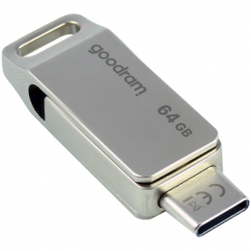 Memória OTG Goodram ODA3, 64GB, USB 3.0-Type C, Ezüst