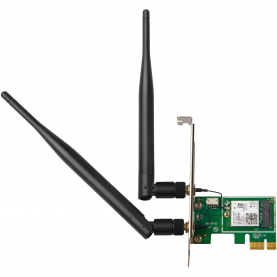 Hálózati Kártya Tenda E30 PCIe Bluetooth 5.0, Wi-Fi 6, AX3000, Antenna 2x, Fekete