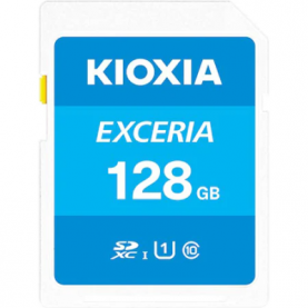 Memóriakártya SD Kioxia Exceria, UHS Speed Class 1 kompatibilis, 128GB, LNEX1L128GG4