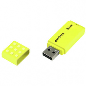 Memória USB Goodram UME2, 32GB, USB 2.0, Sárga