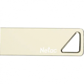 USB Memóriakártya Netac U326, 32 GB, Cink, USB 2.0, Arany