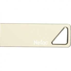 USB Memóriakártya Netac U326, 64 GB, cink, USB 2.0, Arany