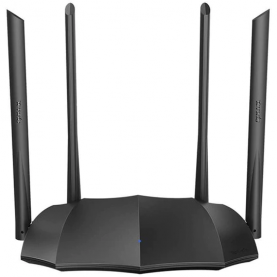 Router Wireless Tenda Ac8, Ac1200mbps, Antenna x4, Frekvencia: 2.4 – 5 GHz, LED jelzőfény, Fekete