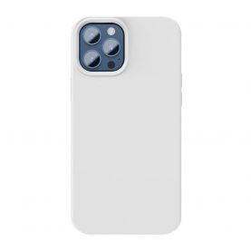 Védőtok Apple iPhone 12 / 12 Pro, Baseus Wing Case, Fehér, 6.1 inch
