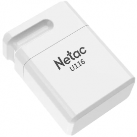 Netac U116 mini USB Memóriakártya, 32 GB, USB 2.0, Széleskörű kompatibilitás, Fehér