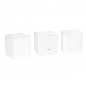 Router Wireless Mesh Tenda Nova MW3, 3Pack AC1200, Dual-Band, 2 x Fast Ethernet, Frekvencia 2.4 – 5GHz, Fehér