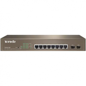 Switch Tenda TEG3210P 8 X Gigabit PoE Switch, +2 X SFP, Max 115W, Szürke