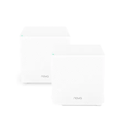 Router Wireless Mesh Tenda Nova MW12 2Pack AC2100, Tri-Band, Frekvencia 2.4 – 5 GHz, Fehér