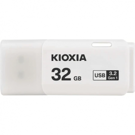 USB Memória Kioxia Hayabusa U301, 32GB, USB 3.0, Fehér