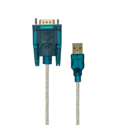 Kábel SBOX Adapter USB-Bemenet Soros RS232-hez, Kék/Fehér