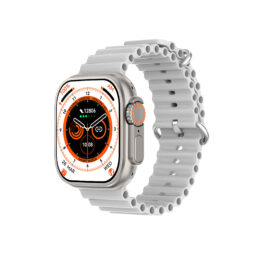 XK Fitness Ultra Max Okosóra Egészségfigyelő funkciókkal, Ülő emlékeztető, Pulzusérzékelő, Lépésszámláló, Értesítések, Névjegyek, Bluetooth hívás, Szürke számlap